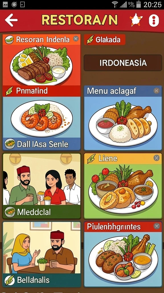 Halaman katalog dengan daftar aplikasi yang tersusun rapi.